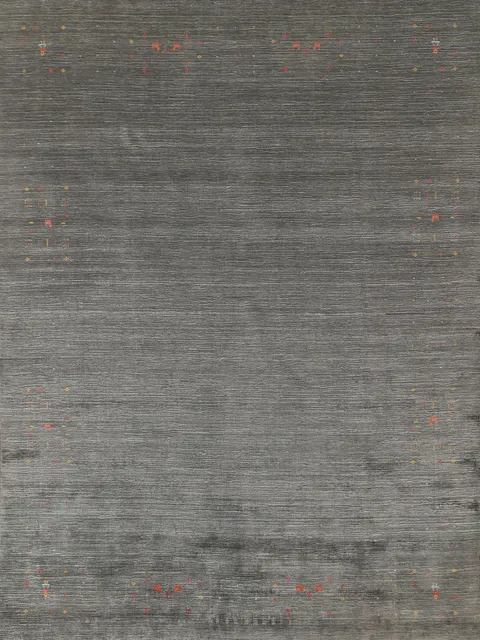 Gray & Green Gabbeh Oriental Area Rug 8x10