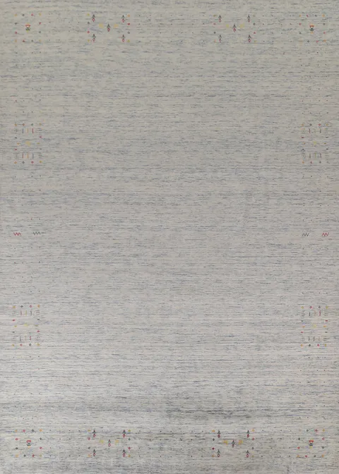 Handmade Gabbeh Indian Living Room Rug 9x12
