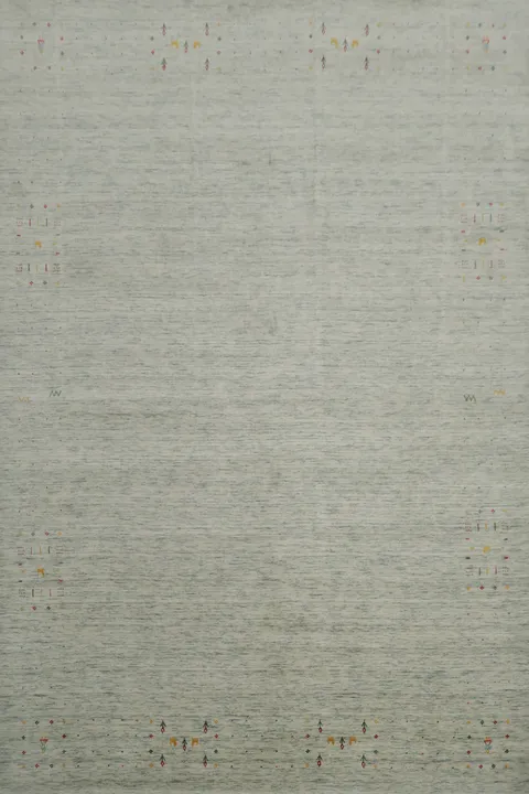 Sleek Gabbeh Large Area Rug 9x12 Featuring Minimalistic Details