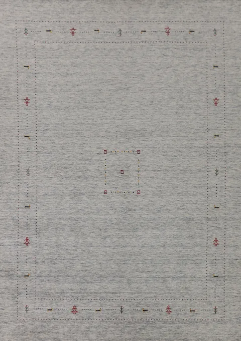 Handmade Gabbeh Indian Living Room Rug 9x12