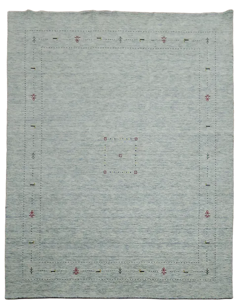 Handmade Gabbeh Indian Living Room Rug 9x12