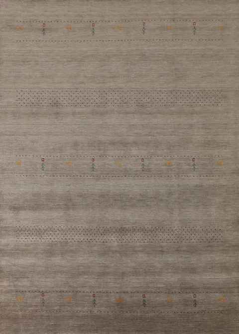 Tribal Wool Gabbeh Indian Area Rug 8x10