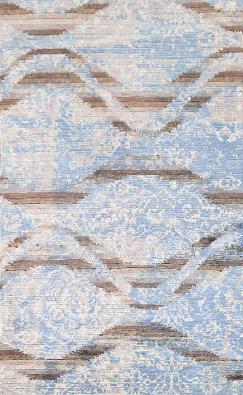 All-Over Striped Abstract Modern Rug 3x5