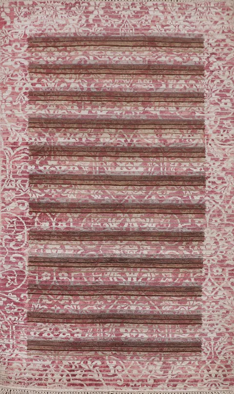 Abstract Modern Oriental Rug 3x5