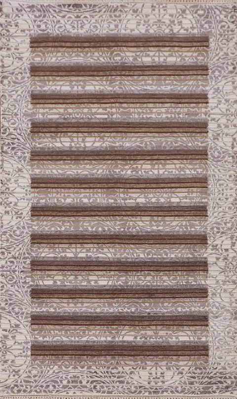 Abstract Modern Oriental Rug 3x5