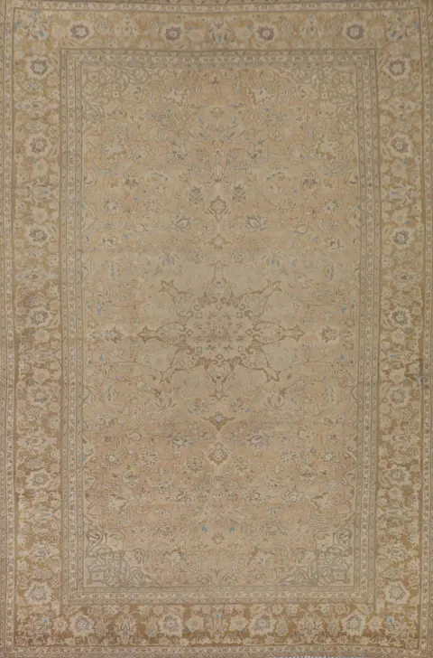 Handmade Wool Najafabad Persian Area Rug 7x10