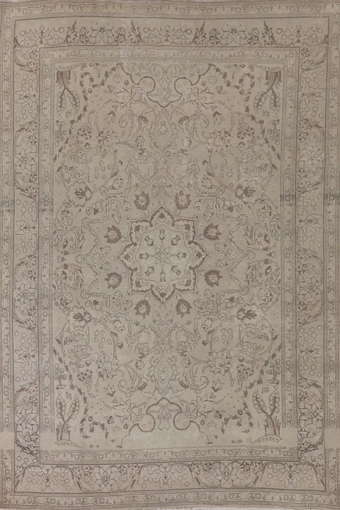 Handmade Wool Tabriz Persian Area Rug 7x10