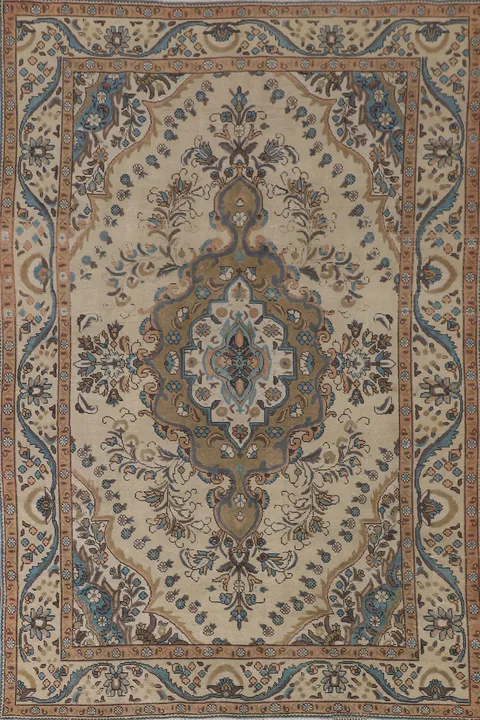 Vintage Tabriz Persian Area Rug 6x10