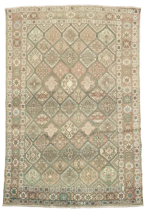 Garden Design Bakhtiari Persian Area Rug 7x10