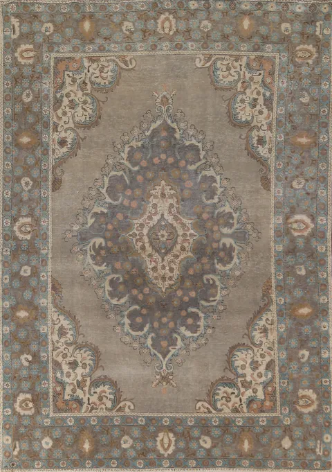 Over Dyed Tabriz Persian Area Rug 8x11