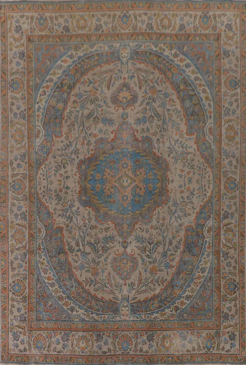 Wool Over-Dyed Tabriz Persian Area Rug 10x13