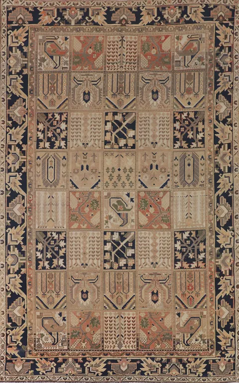 Garden Design Bakhtiari Persian Area Rug 7x10