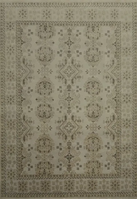 Exquisite Oushak Area Rug 8x10 Featuring Ornate Craftsmanship