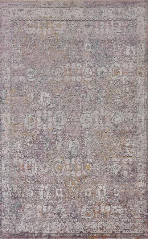 All-Over Art & Craft Turkish Area Rug 5x8