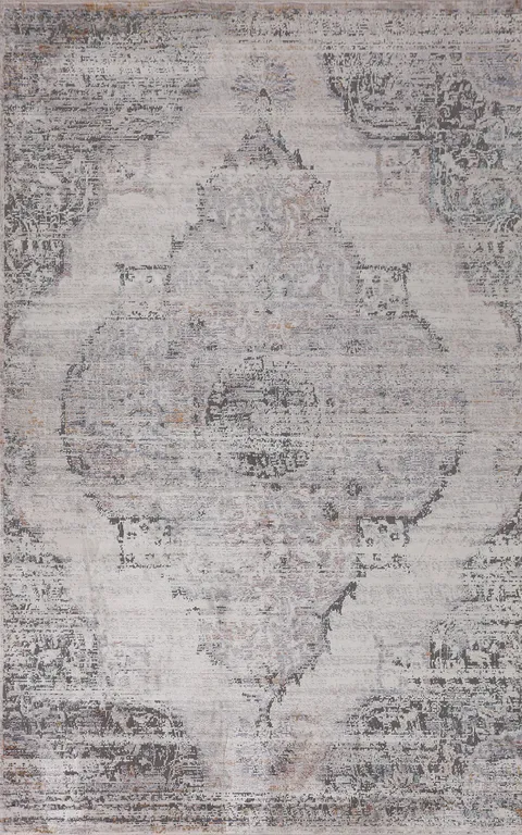 Machine Made Vintage Turkish Area Rug 5x8