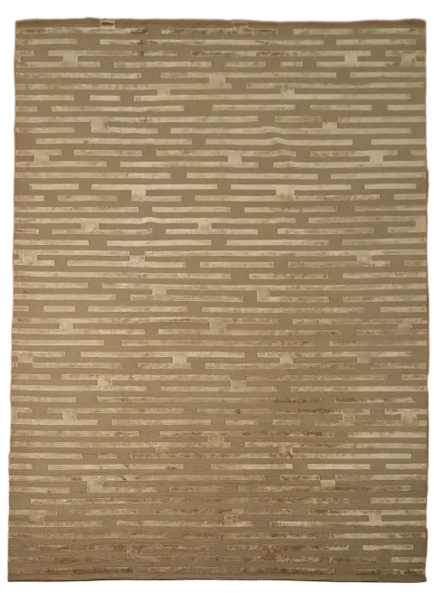 Striped Nepalese Modern Large Rug 10x14