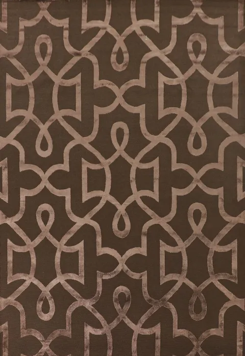Brown Nepalese Indian Area Rug 9x12