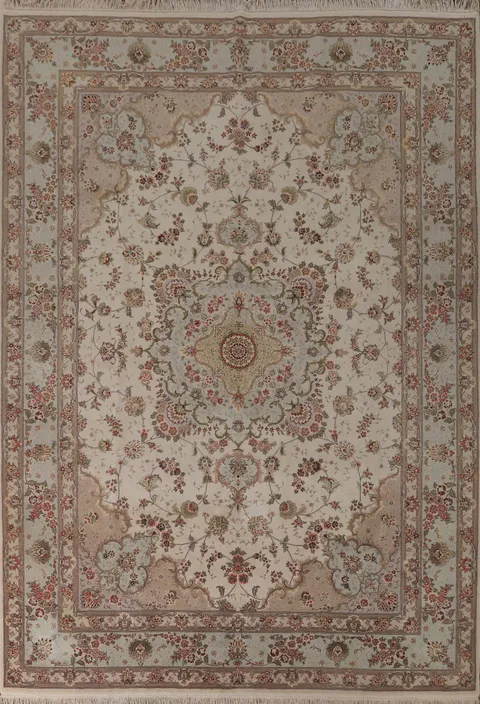Vegetable Dye Tabriz Chinese Area Rug 9x12