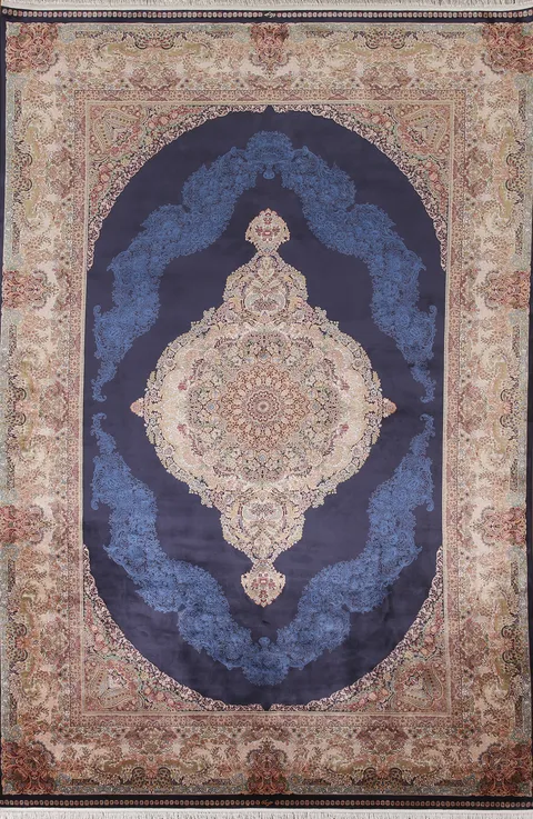 Traditional Qum Oriental Area Rug 7x10