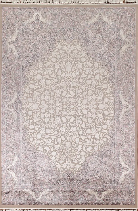 Traditional Qum Turkish Area Rug 7x10