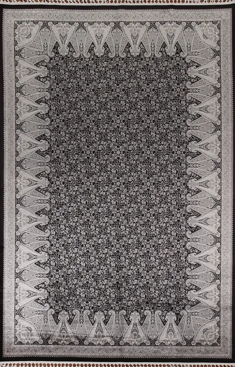 Turkish Qum Traditional Area Rug 6x10