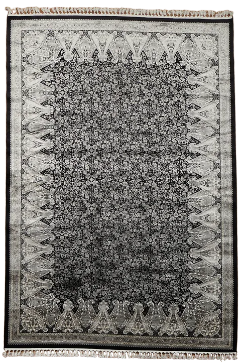 Turkish Qum Traditional Area Rug 6x10
