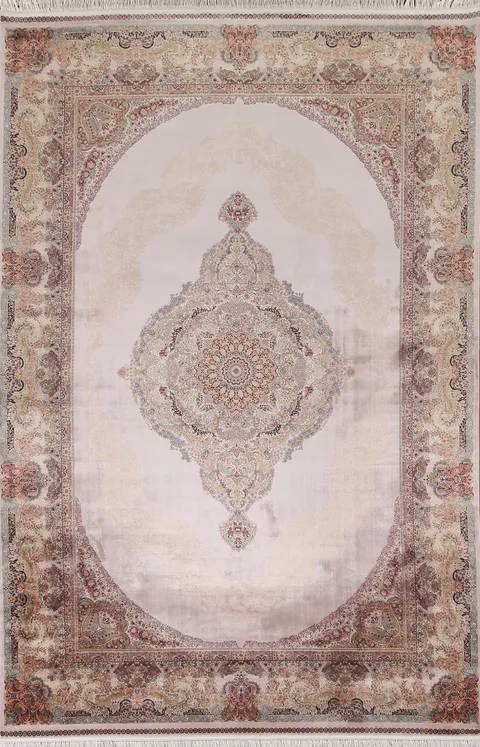 Traditional Qum Turkish Area Rug 7x10