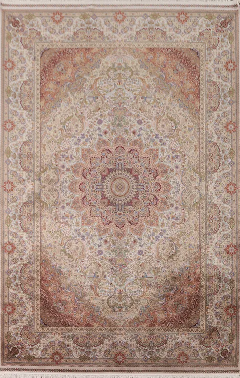 Traditional Qum Oriental Area Rug 7x10