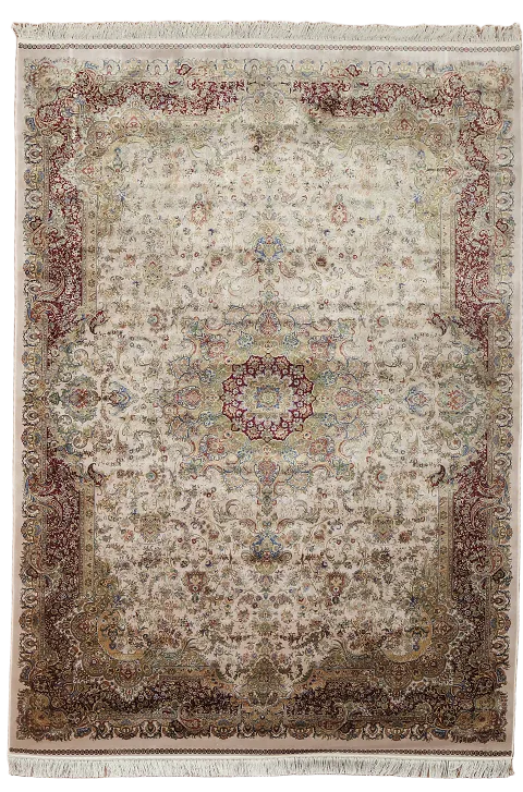 Traditional Floral Tabriz Turkish Area Rug 7x10