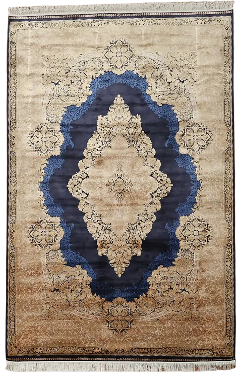 Traditional Kashan Turkish Area Rug 7x10