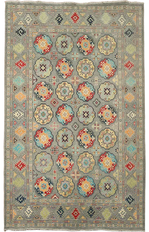 All-Over Kazak Oriental Area Rug 7x10