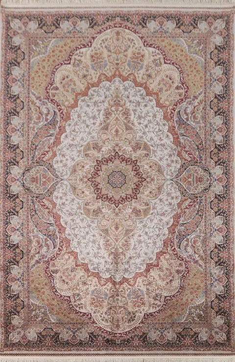 Traditional Tabriz Turkish Area Rug 7x10