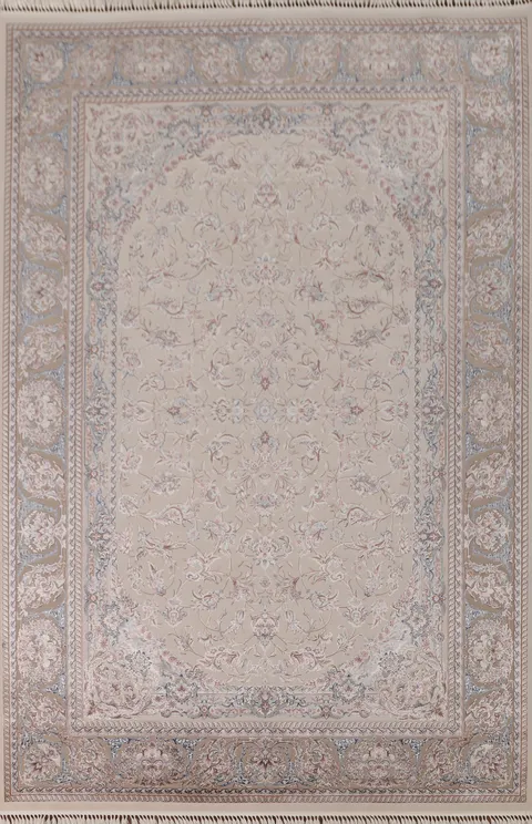 Traditional Floral Tabriz Turkish Area Rug 7x10