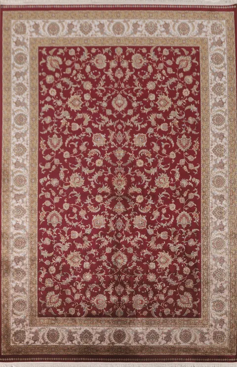Traditional Tabriz Turkish Area Rug 7x10