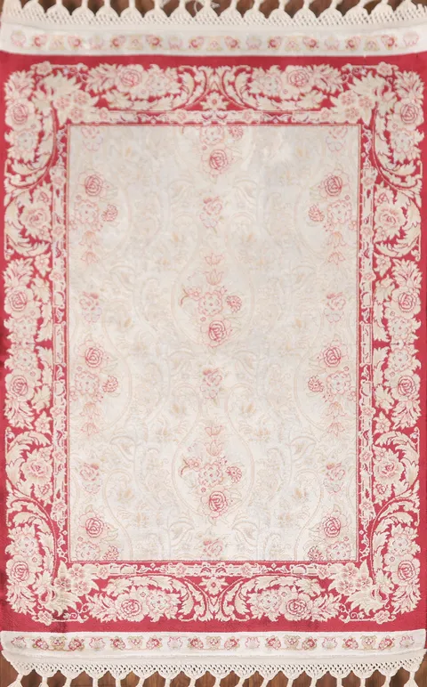 Floral Qum Turkish Traditional Rug 2x3
