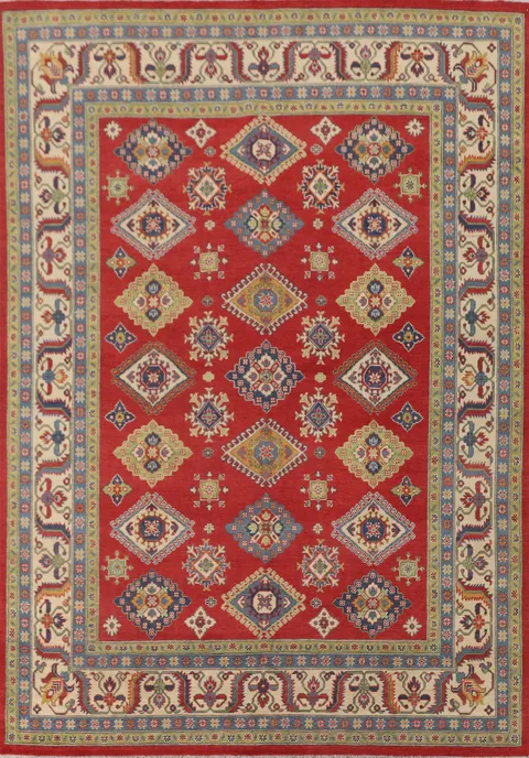 Geometric Kazak Living Room Rug 8x10