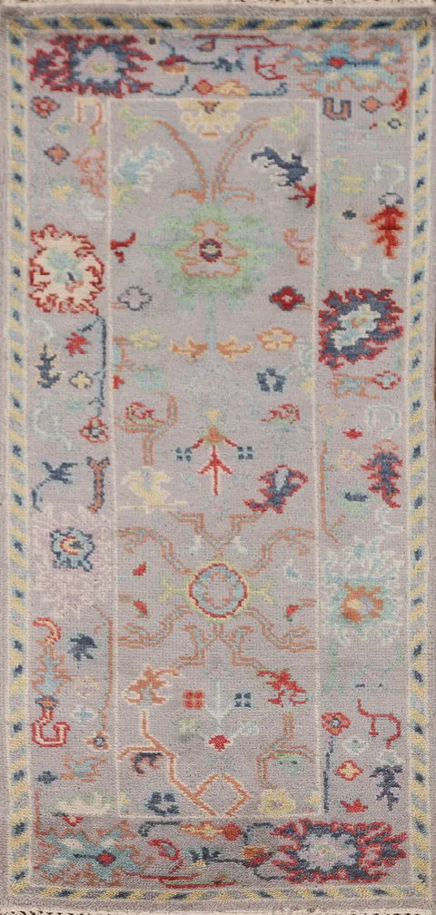 Handmade Wool Oushak Oriental Rug 3x6