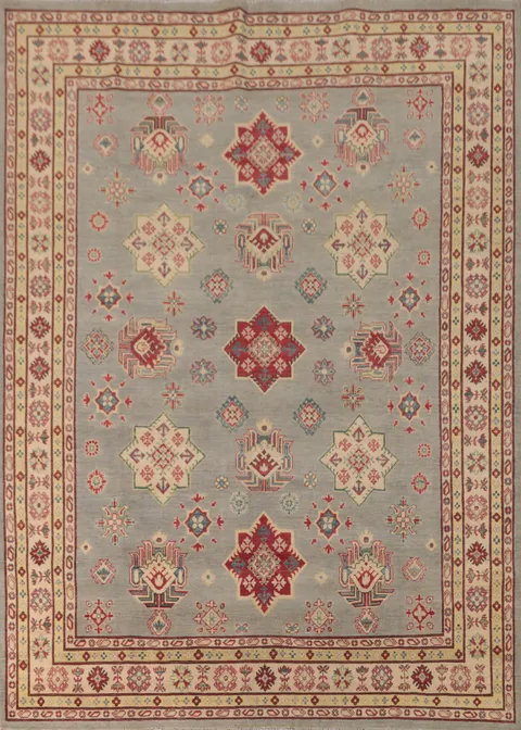 Handmade Wool Kazak Area Rug 8x10