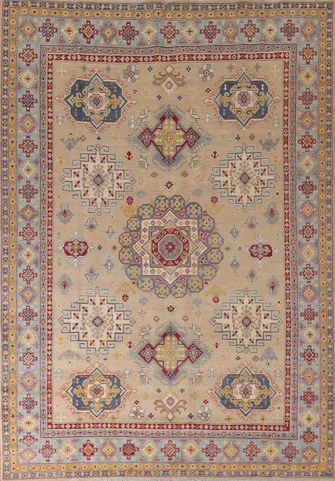 Handmade Wool Kazak Oriental Area Rug 8x11