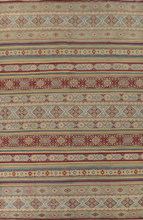 Handmade Wool Kazak Oriental Large Rug 9x15