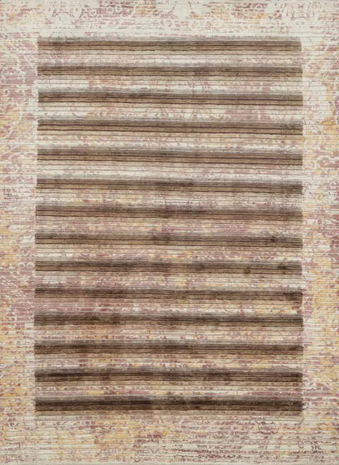 Striped Abstract Modern Rug 4x6