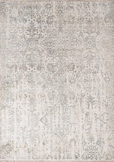 All-Over Modern Abstract Oriental Rug 4x6