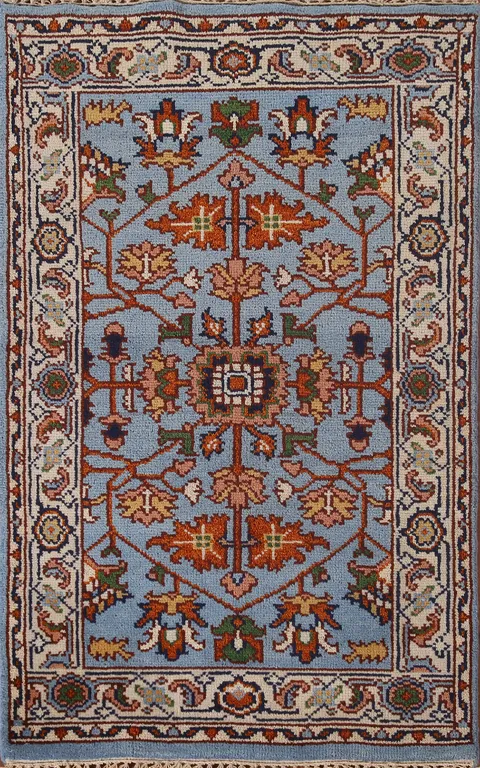 All-Over Floral Heriz Serapi Oriental Rug 3x5