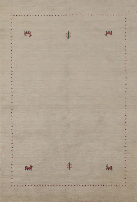 Tribal Gabbeh Oriental Rug 4x6