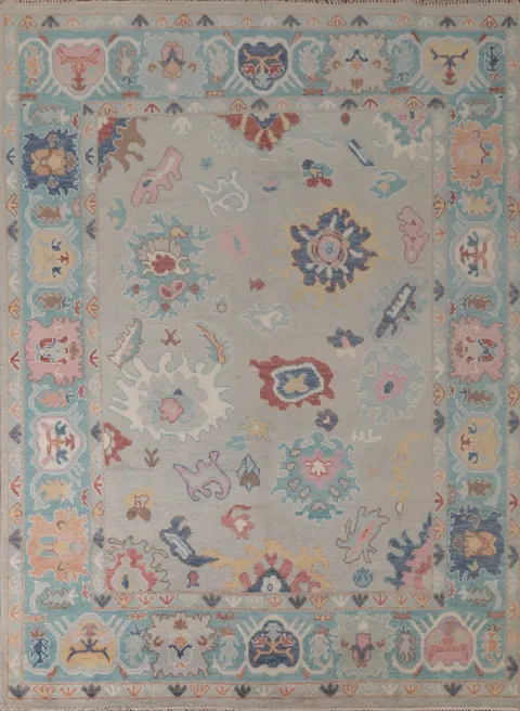 All-Over Oushak Indian Area Rug 8x10