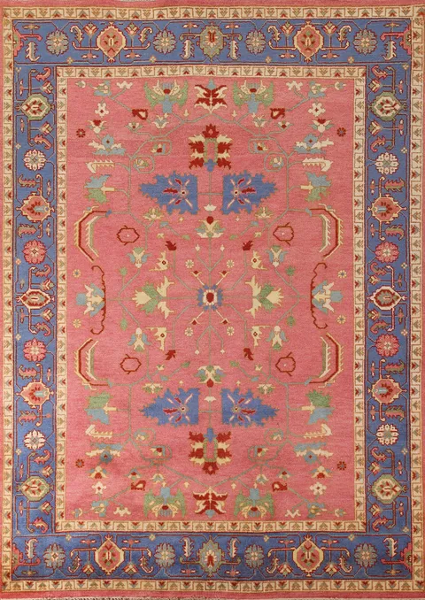 Handmade Oushak Oriental Area Rug 9x12