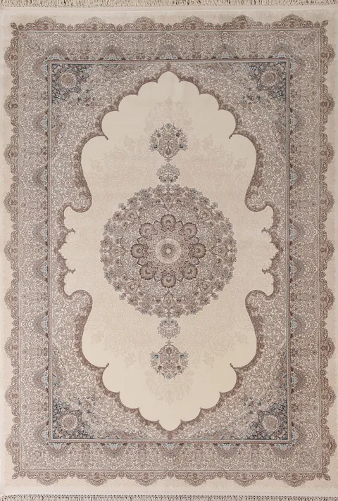 Traditional Qum Turkish Area Rug 7x9