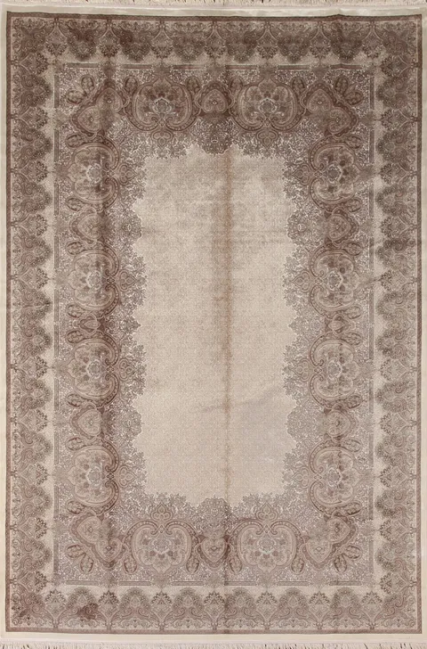 Traditional Qum Turkish Area Rug 7x10