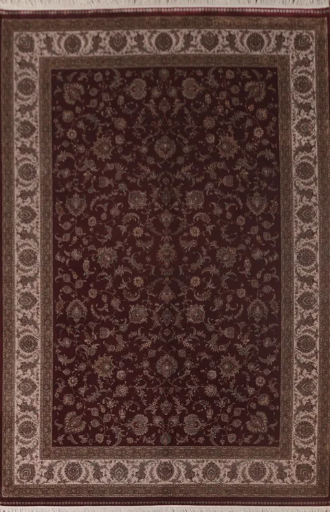 Traditional Tabriz Turkish Area Rug 7x10