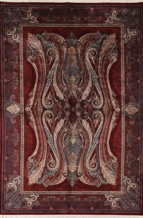 Victorian Style Qum Traditional Area Rug 7x10